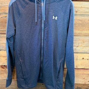 Under Armour Blue Sweatshirt Full-Zip Athletic Hoodie